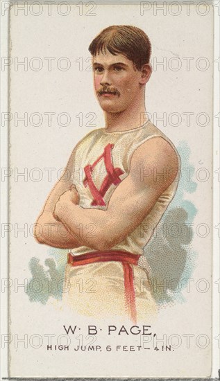 W.B. Page, High Jump, from World's Champions, Series 2