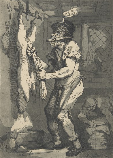A Butcher, January 1, 1790.