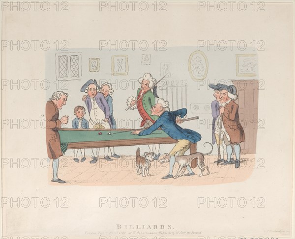 Billiards, April 1803.