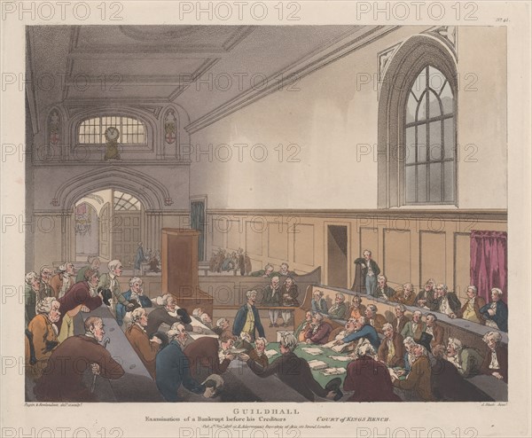 Guildhall, Examination of a Bankrupt before his Creditors