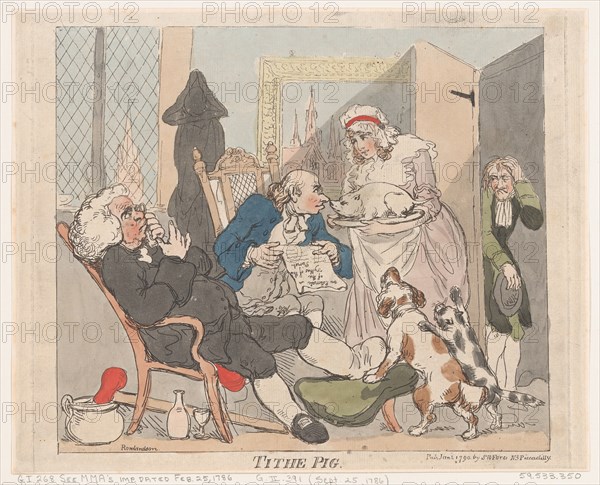 Tithe Pig, January 1, 1790.