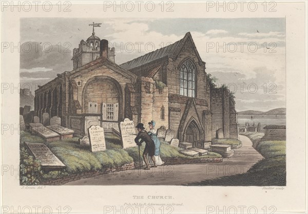 The Church, from "Poetical Sketches of Scarborough", 1813.