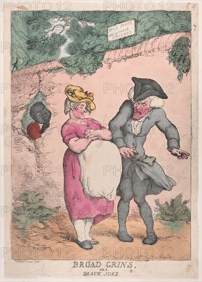 Broad Grins, or a Black Joke, June 4, 1812.