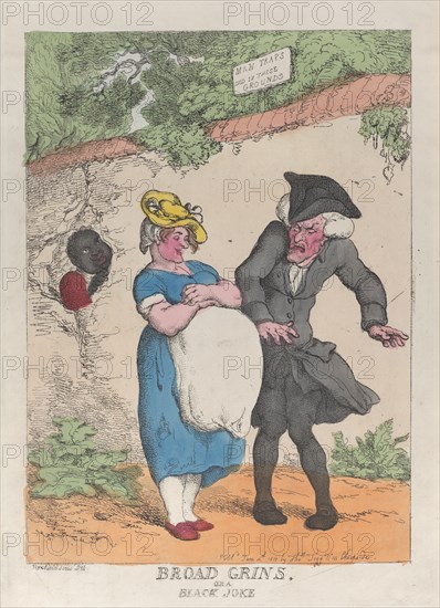 Broad Grins, or a Black Joke, June 4, 1812.