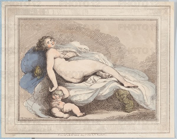 Sleeping Venus and Love