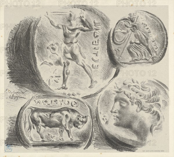 Studies of Four Greek Coins