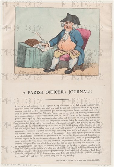 A Parish Officer's Journal!!