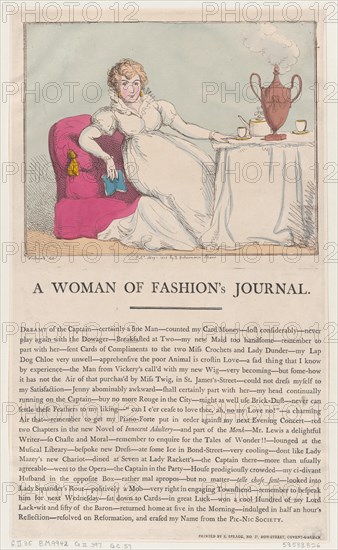 A Woman of Fashion's Journal