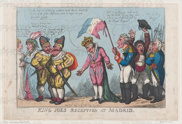 King Joe's Reception at Madrid