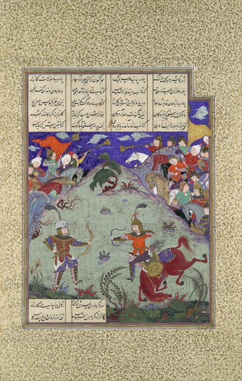 The Combat of Rustam and Ashkabus