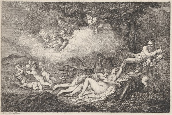 Mars and Sleeping Venus with Putti