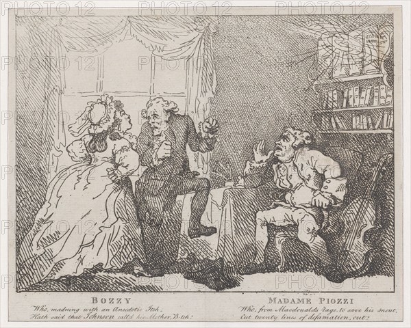 Bozzy and Madame Piozzi (Frontispiece