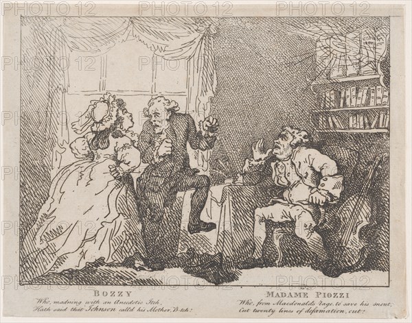 Bozzy and Madame Piozzi (Frontispiece