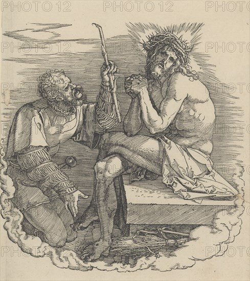 The Man of Sorrows Mocked by a Soldier