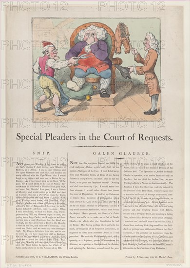 Special Pleaders in the Court of Requests
