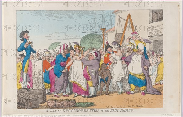 A Sale of English-Beauties in the East Indies
