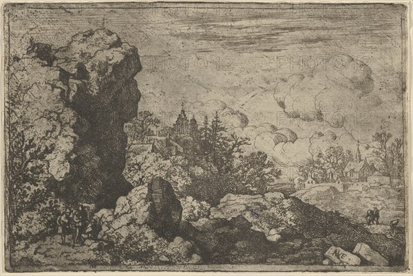 The Three Travellers at the Foot of High Rock