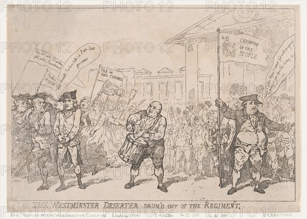 The Westminster Deserter Drum'd Out of The Regiment