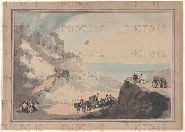 Departure of Blanchard and Jeffries' Balloon from Dover