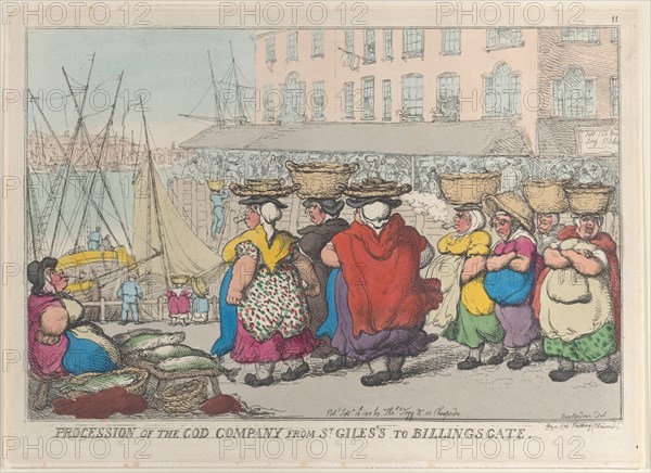 Procession of the Cod Company from St. Giles's to Billingsgate