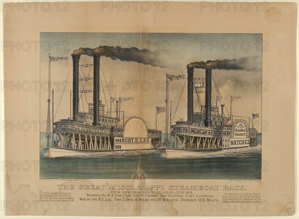 The Great Mississippi Steamboat Race-From New Orleans to St. Louis