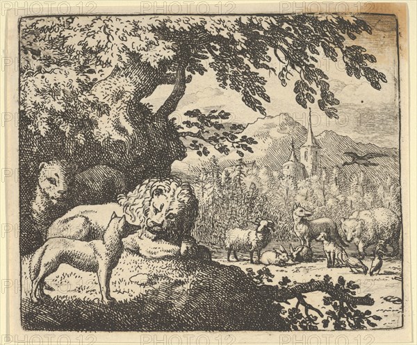 Renard Continues with His Lies. From Hendrick van Alcmar's Renard The Fox