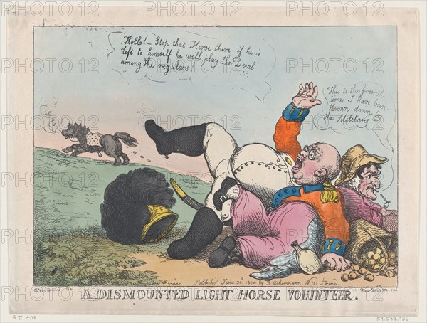 A Dismounted Light Horse Volunteer, June 30, 1804.