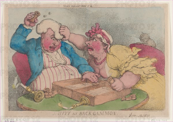 A Hitt at Backgammon, November 9, 1810.