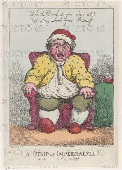 A Lump of Impertinence!, [September 30, 1809] reprint.