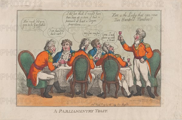 A Parliamentary Toast, March 2, 1809.