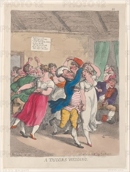 A Tailors Wedding, February 20, 1814.