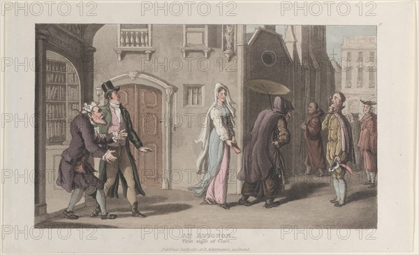At Avignon, First Sight of Clara, from "Journal of Sentimental Travels in the Southern Provinces of France, Shortly Before the Revolution", December 1, 1817.