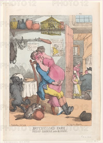 Bachelor's Fare, Bread, Cheese, and Kisses, February 10, 1813.