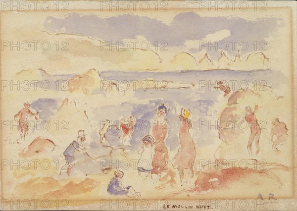 Beach Scene, 1883.
