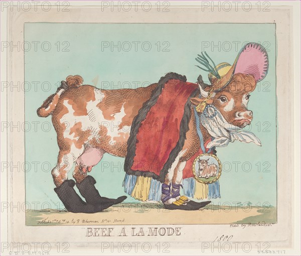 Beef à la Mode, February 14, 1800.
