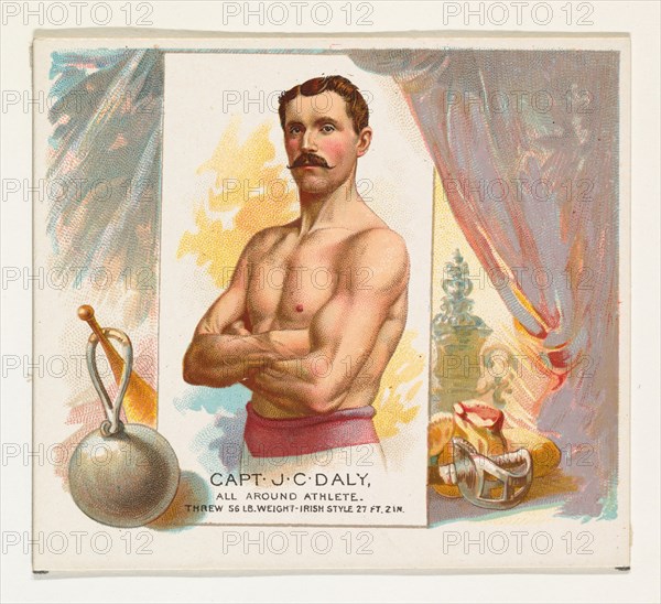 Captain J.C. Daly, All Around Athlete, from World's Champions, Second Series (N43) for Allen & Ginter Cigarettes, 1888.