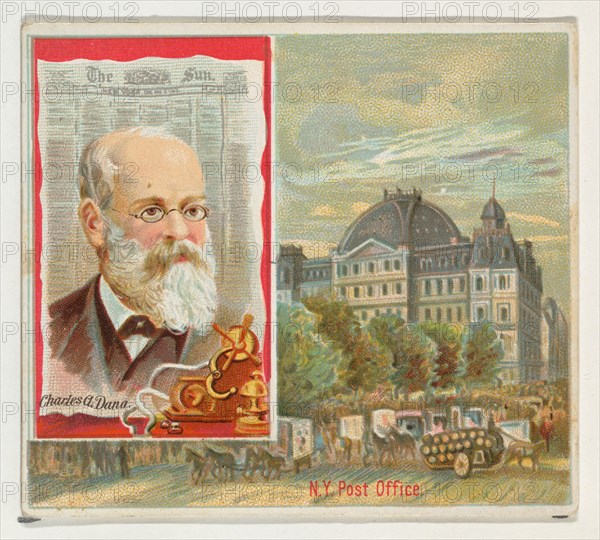 Charles A. Dana, The New York Sun, from the American Editors series (N35) for Allen & Ginter Cigarettes, 1887.