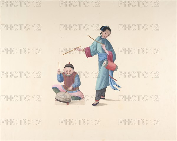 Chinese Musicians, 19th century.