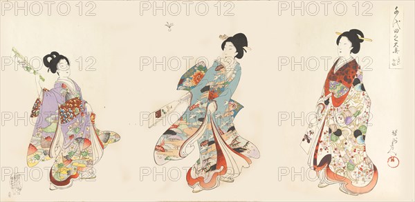 Chiyoda Castle (Album of Women), 1895.