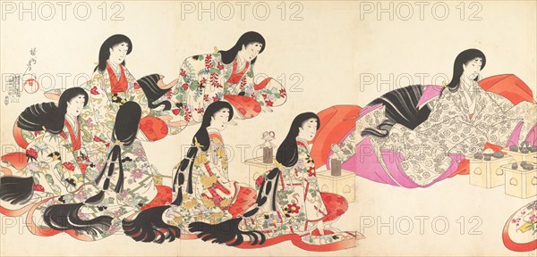 Chiyoda Castle (Album of Women), 1895.