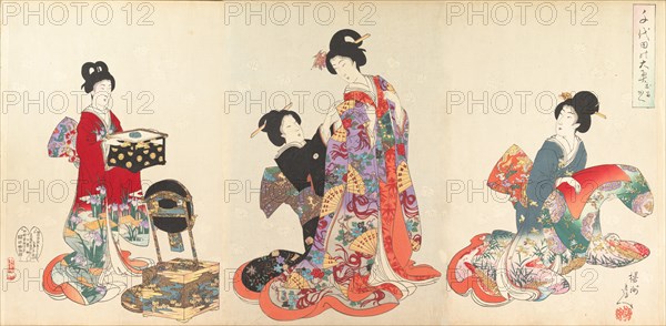 Chiyoda Castle (Album of Women), 1895.