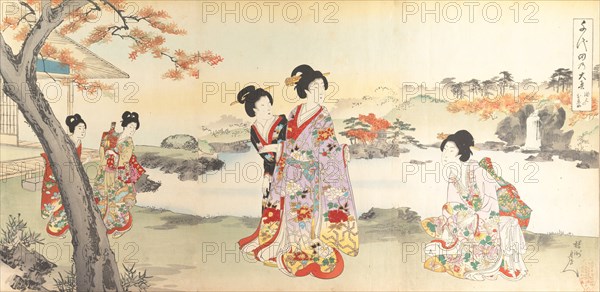 Chiyoda Castle (Album of Women), 1895.