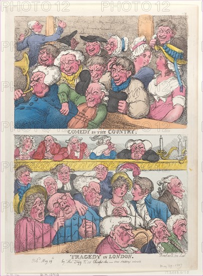 Comedy in the Country, Tragedy in London, May 29, 1807.