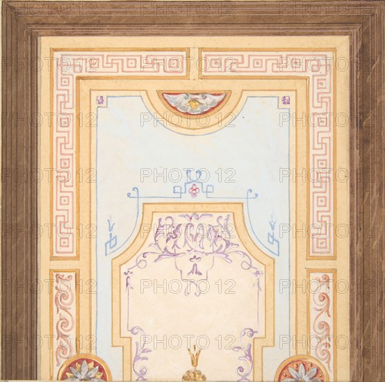 Design for a ceiling, second half 19th century.