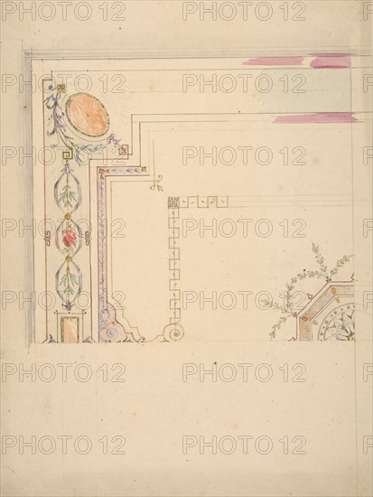 Design for a Ceiling, second half 19th century.