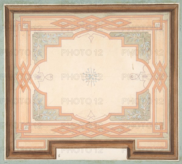 Design for a ceiling, second half 19th century.