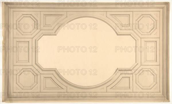 Design for a ceiling, second half 19th century.