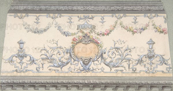 Design for Cove Section, second half 19th century.