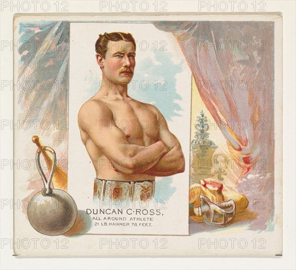 Duncan C. Ross, All Around Athlete, from World's Champions, Second Series (N43) for Allen & Ginter Cigarettes, 1888.