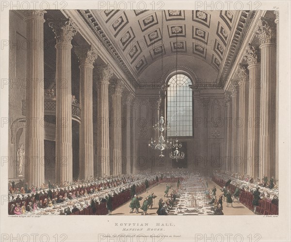 Egyptian Hall, Mansion House, January 1, 1809.